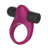 Passion Play Silicone Bullet Vibrating Cockring- With Smooth Ripples Passion Play Silicone Bullet Vibrating Cockring- With Smooth Ripples